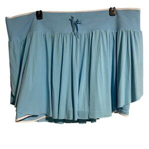 All In Motion Mid Rise Active Skater Skort Light Blue Size 3X Activewear Athleis
